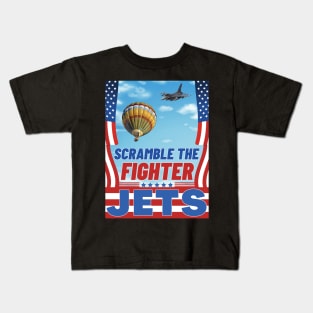 Scramble The Fighter Jets Kids T-Shirt